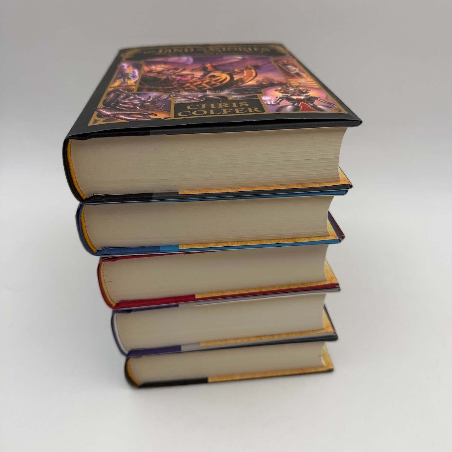 Land of Stories Hardcover Gift Set by Chris Colfer (2016, Hardcover) Vol. 1-5