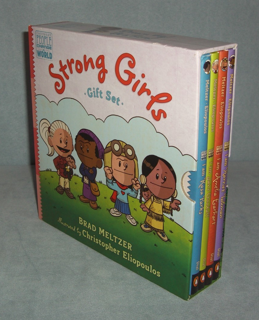 STRONG GIRLS BOOKS GIFT SET ~ Ordinary People Change the World ~ Brad Meltzer