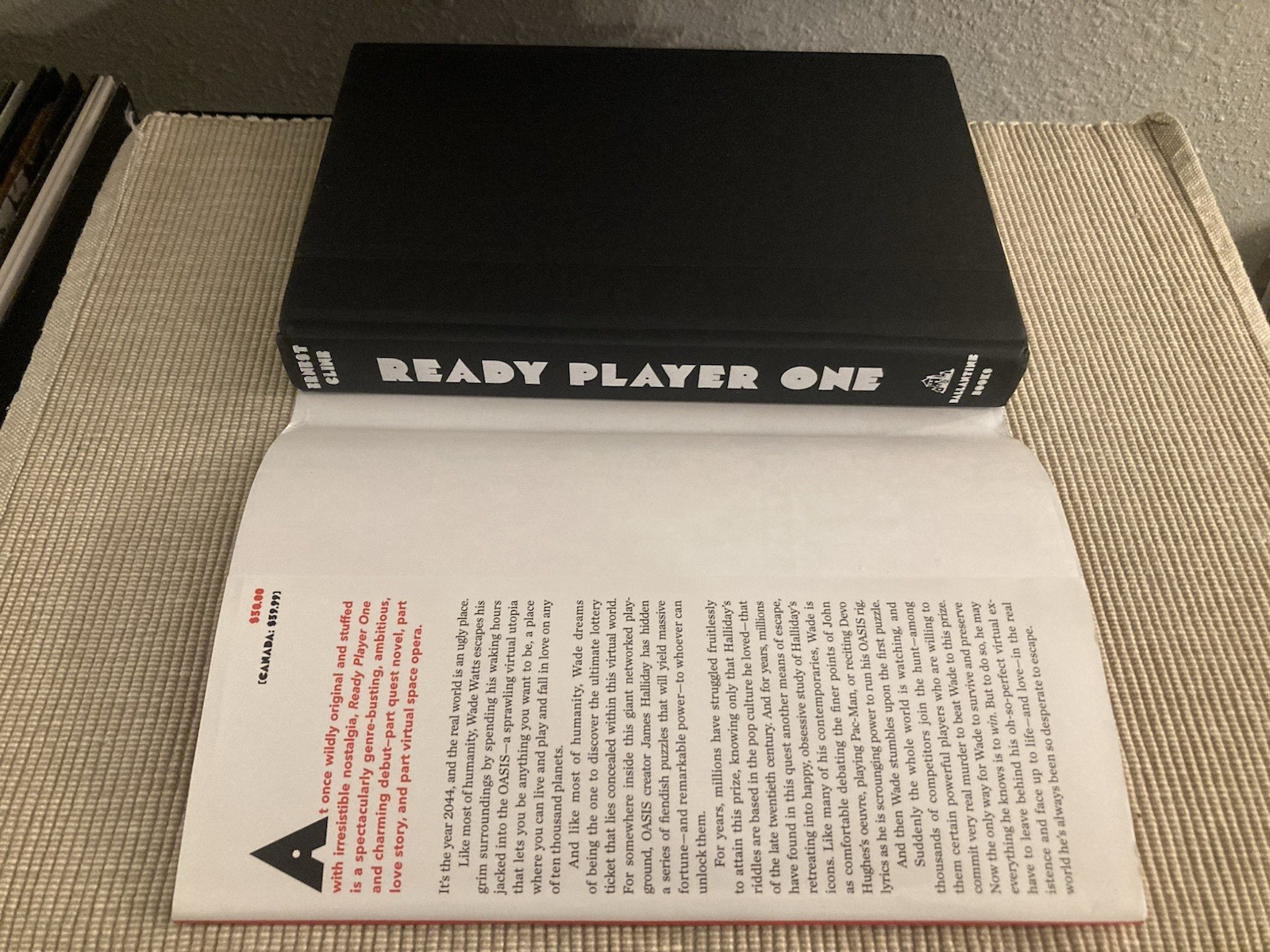 Ready Player One by Ernest Cline – 1st Edition/Later Print Hardcover!