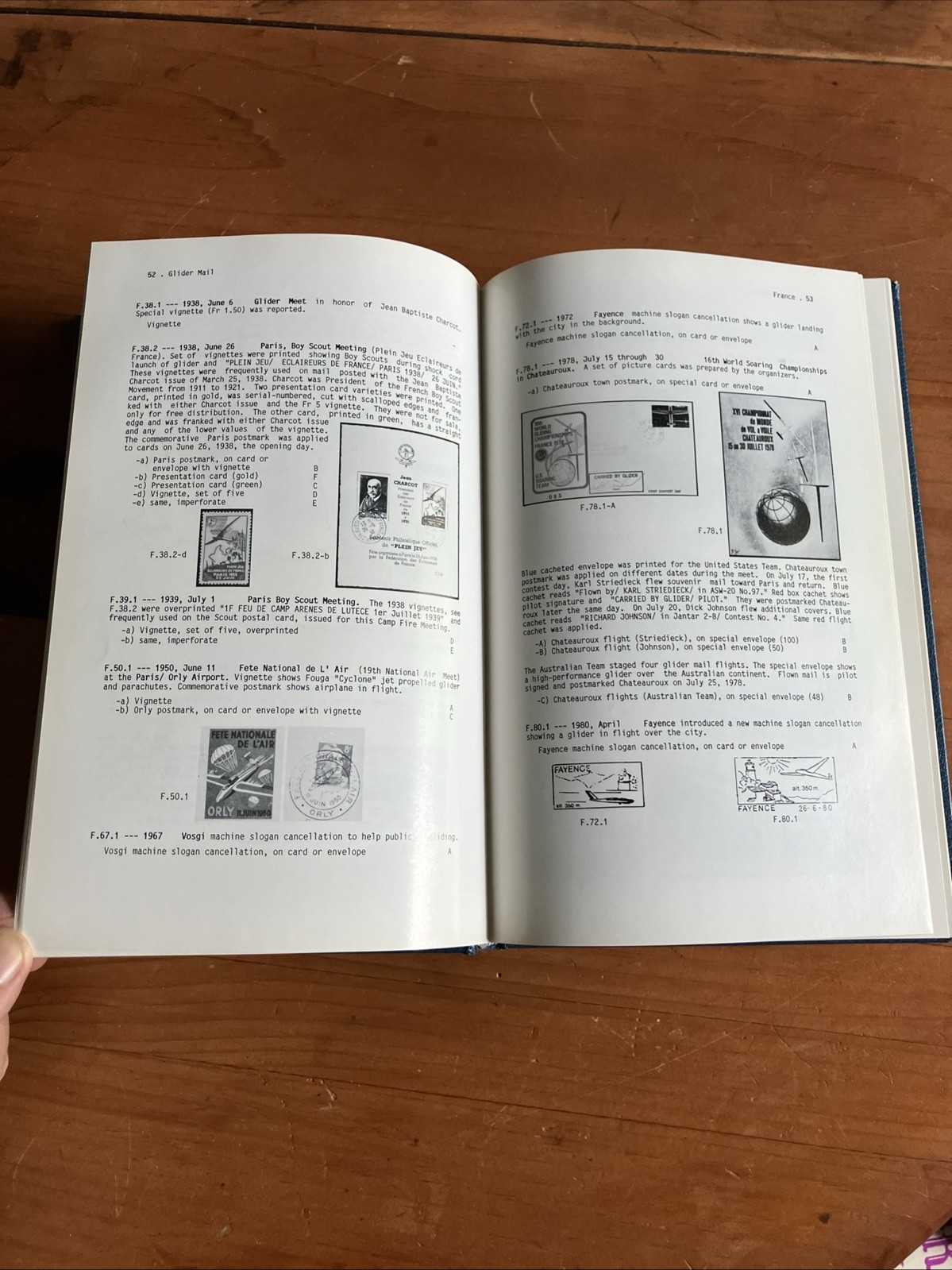 Glider Mail An Aerophilatelic (stamps) Handbook By Simine Short 1987 hardcover