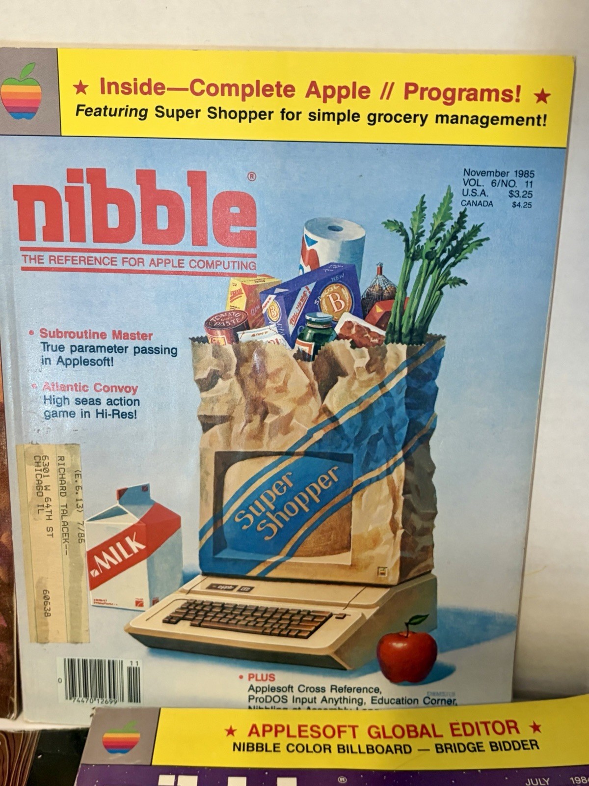 Vintage Nibble Apple Magazine Computer Magazines Lot