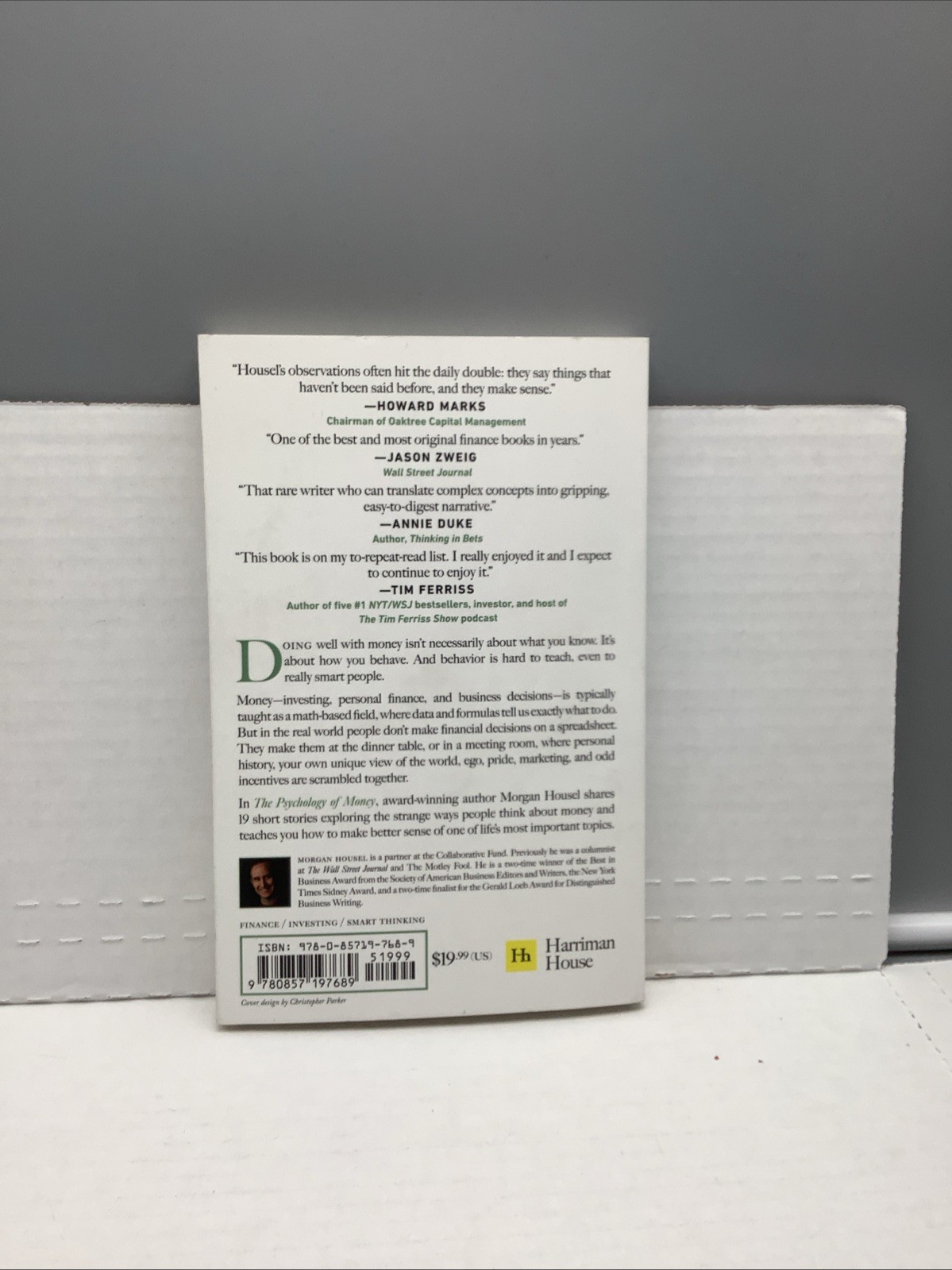 The Psychology of Money – By: Morgan Housel – Paperback – GOOD Condition