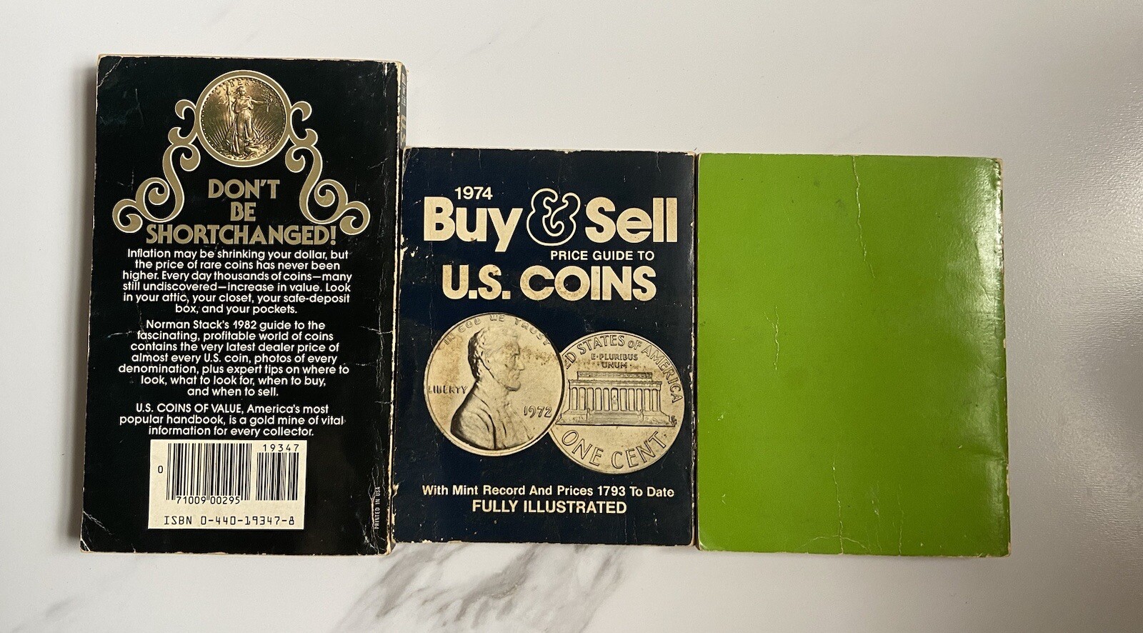 Vintage U.S Coin & Paper Money Catalog Lot 1974 Stack’s Guide Price Guide Pocket