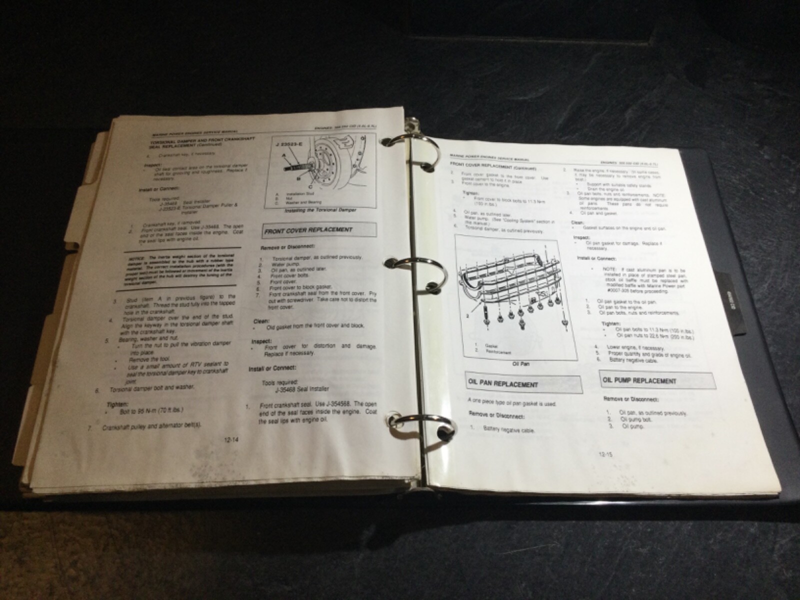 1986-1992 Marine Power GM Engines Shop Manual 3.0L 4.1L 4.3L 5.0L 5.7L 7.4L 8.2L