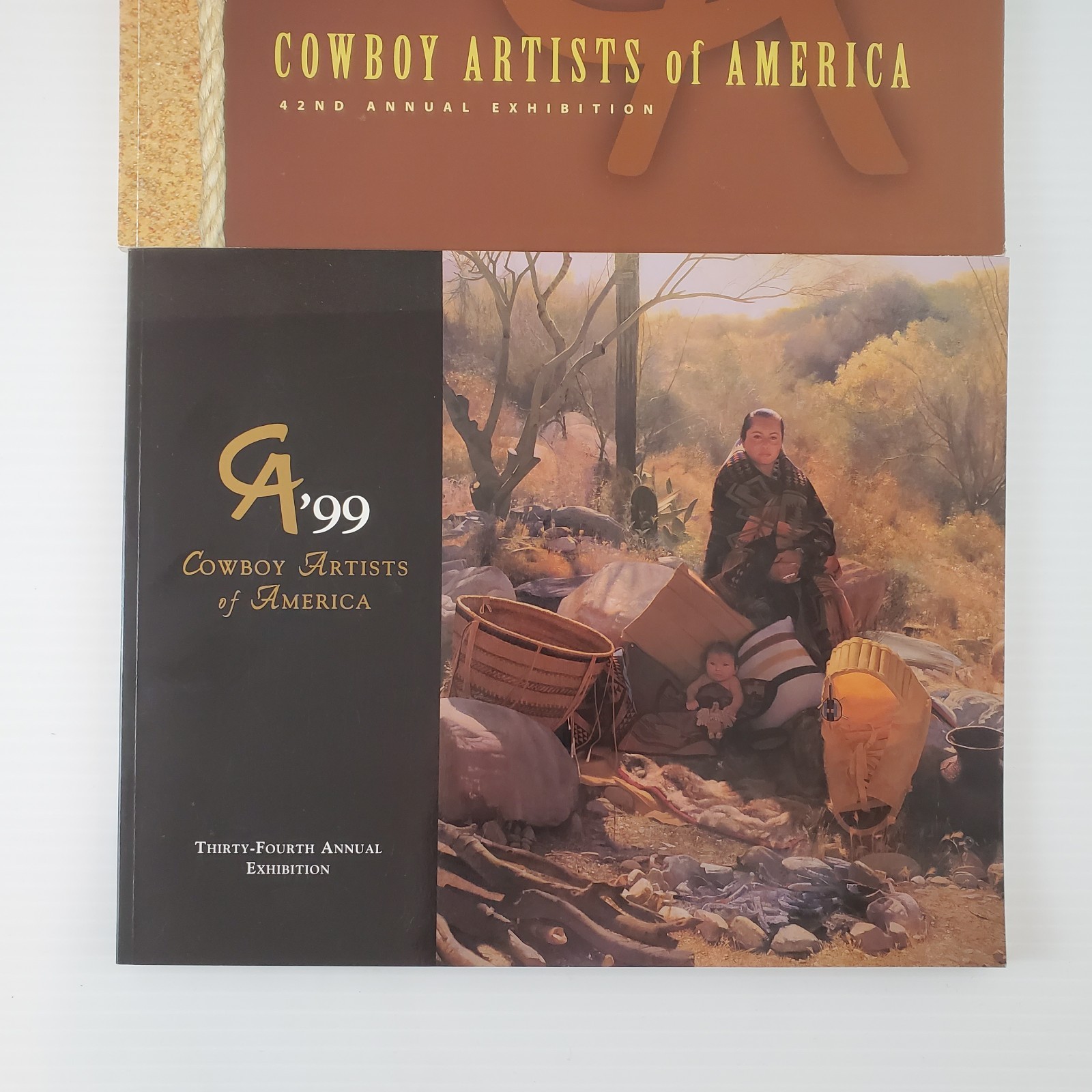 Cowboy Artists of America 34th and 42 Annual Exhibition 1999 & 2007 Western Art
