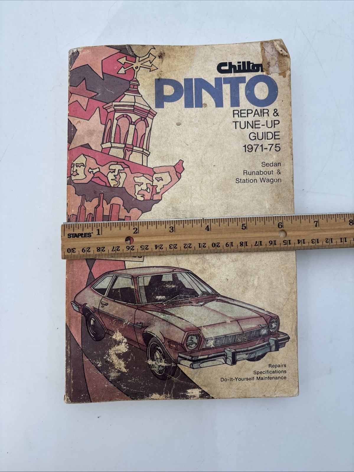 Vintage 1974 Chilton’s 6207 1971-75 Pinto Repair & Tune-Up Guide Second Edition