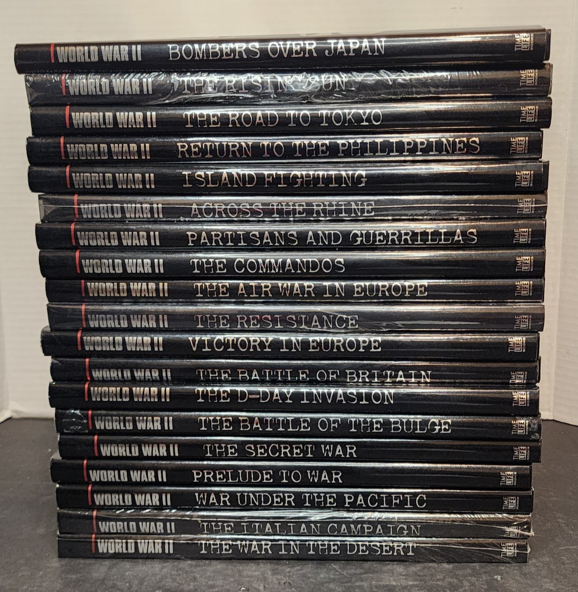 19 Vol WORLD WAR II Collector’s Edition Time-Life Books HC/DJ (5 SEALED) **VGC**