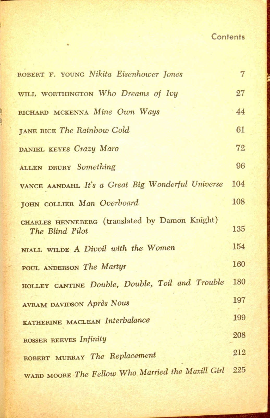 5 Vintage PBs: The Best From Fantasy & Science Fiction, Boucher (ed), 3, 4, 8-10