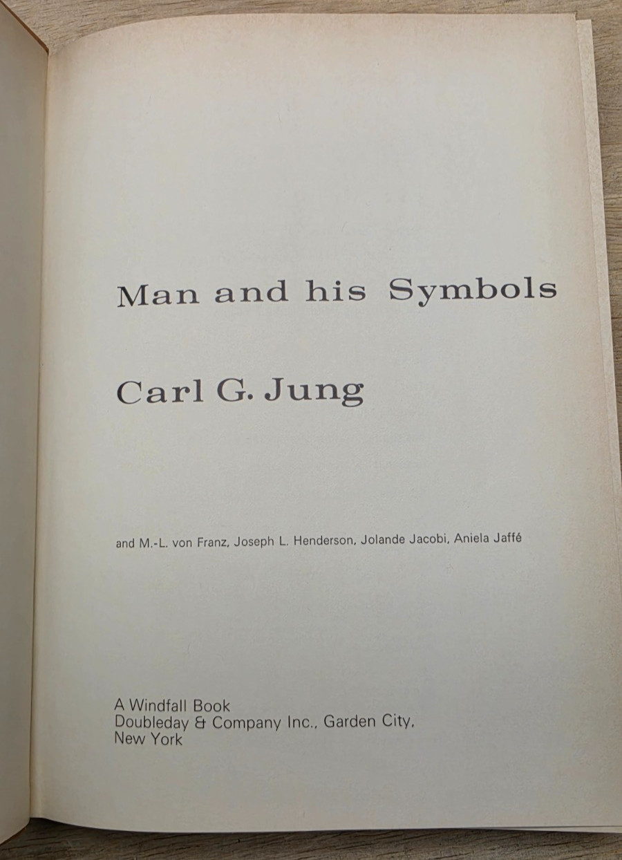 Man and His Symbols – Carl G Jung (Hardcover) 1964 First Edition/Late Print