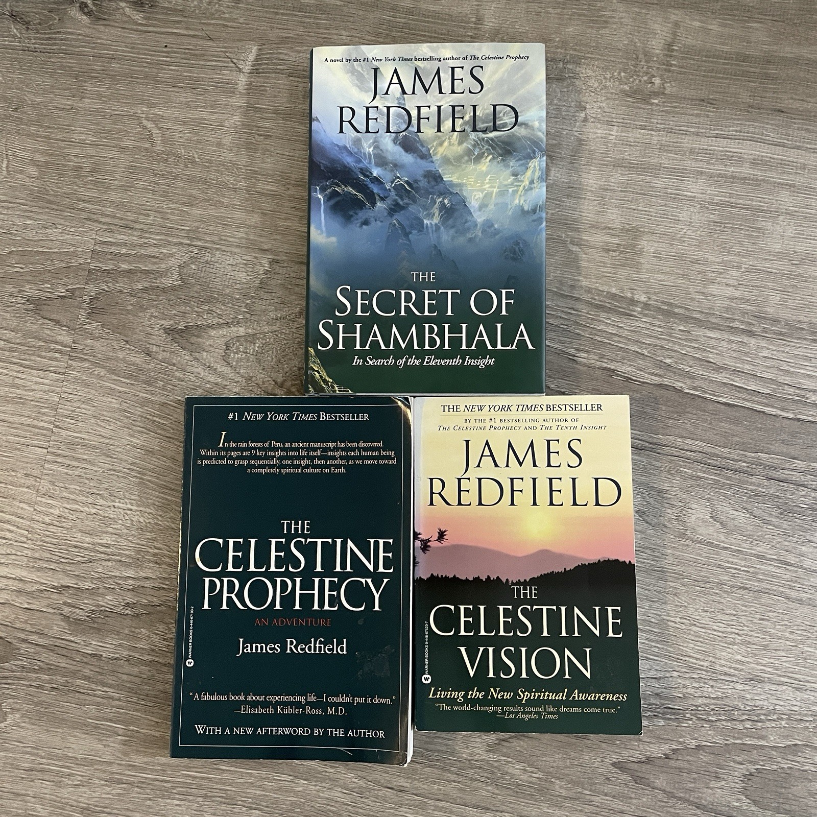 James Redfield Lot of 3 Celestine Prophecy Vision New Age