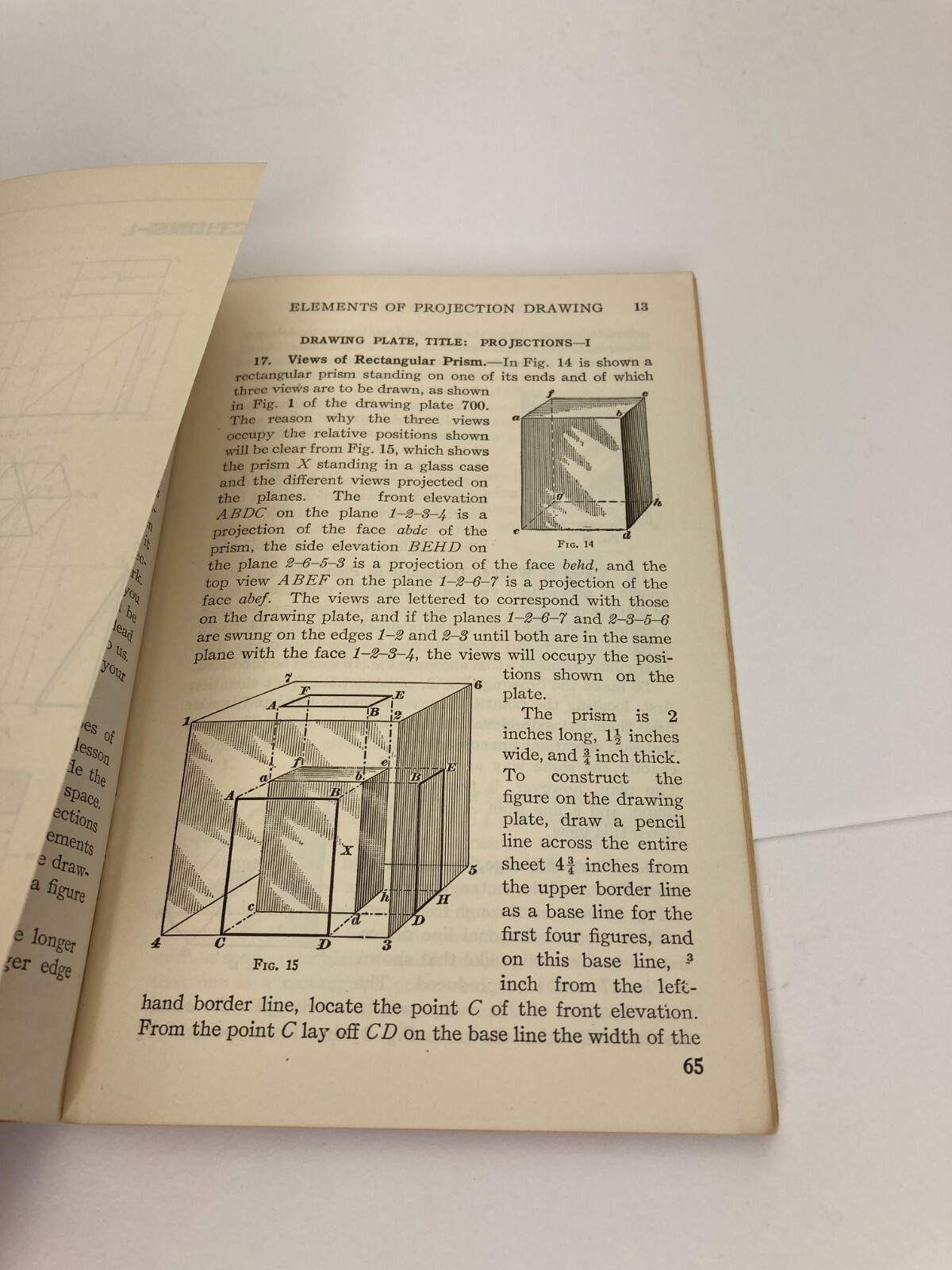 Geometrical Drawing 1935 I.C.S. Staff Geometrical Drawing Elements of Projection