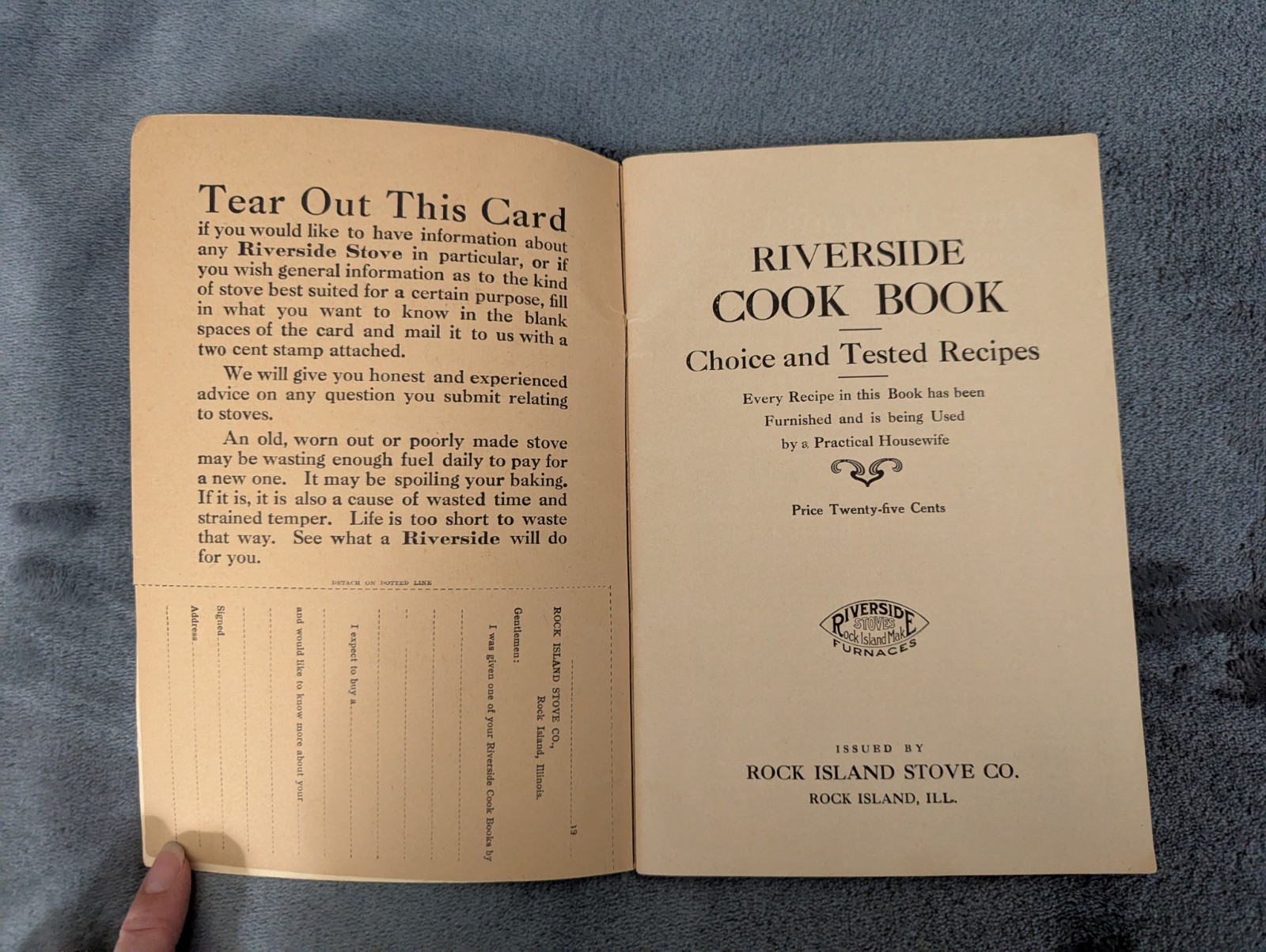 Lot 3 VTG advertising cookbooks Riverside Hamilton Beach Pillsbury 1920s-1950s