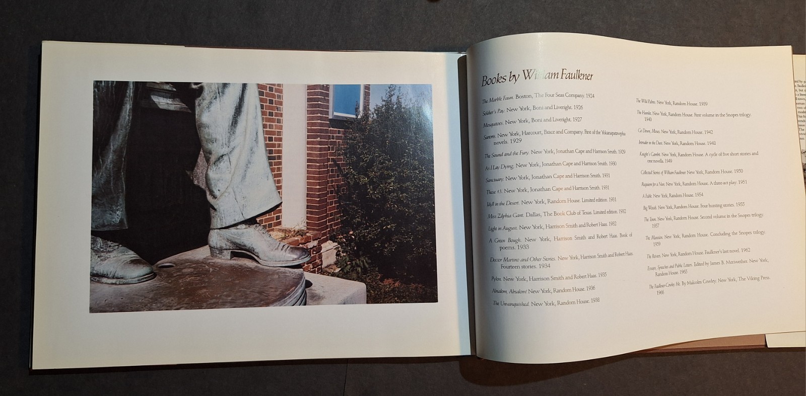 FAULKNER’S MISSISSIPPI by Willie Morris & William Eggleston 1st Ed. 1990