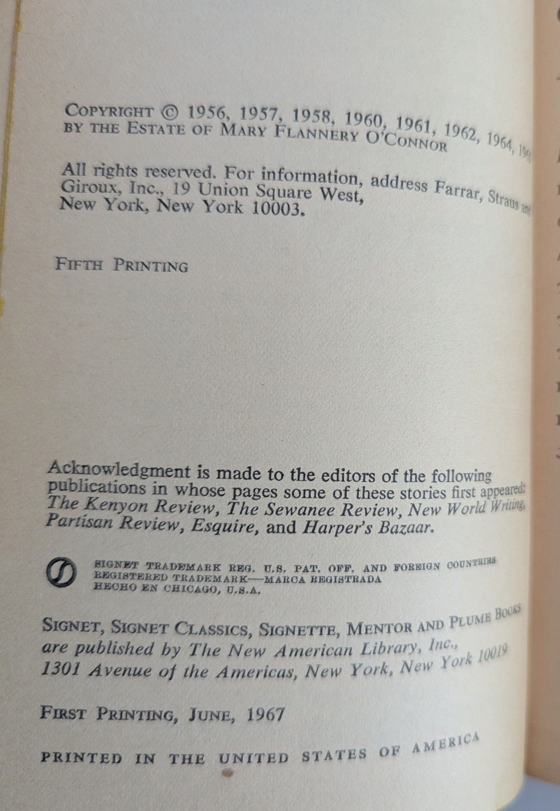 2 Flannery O’Connor, Everything That Rises Must Converge (1967), Gooch biography