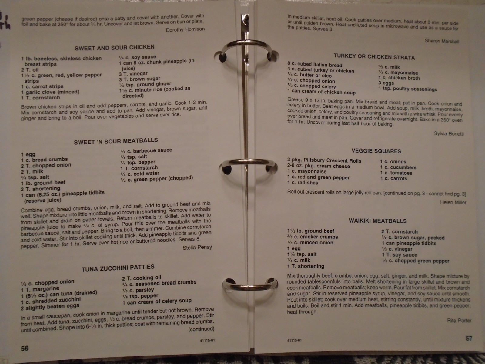 St Alphonsus Catholic Church COOKBOOK 2001 Boyers, Pennsylvania