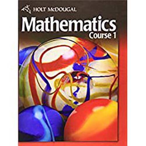 Holt McDougal Mathematics Course 1: Student Edition – Hardcover – GOOD