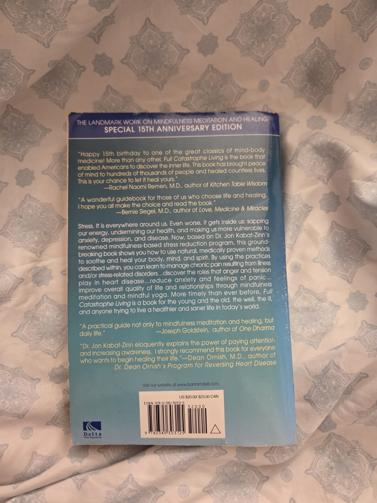 Jon Kabat-Zinn Full Catastrophe Living 15th Anniversary PB Mindfulness Eng