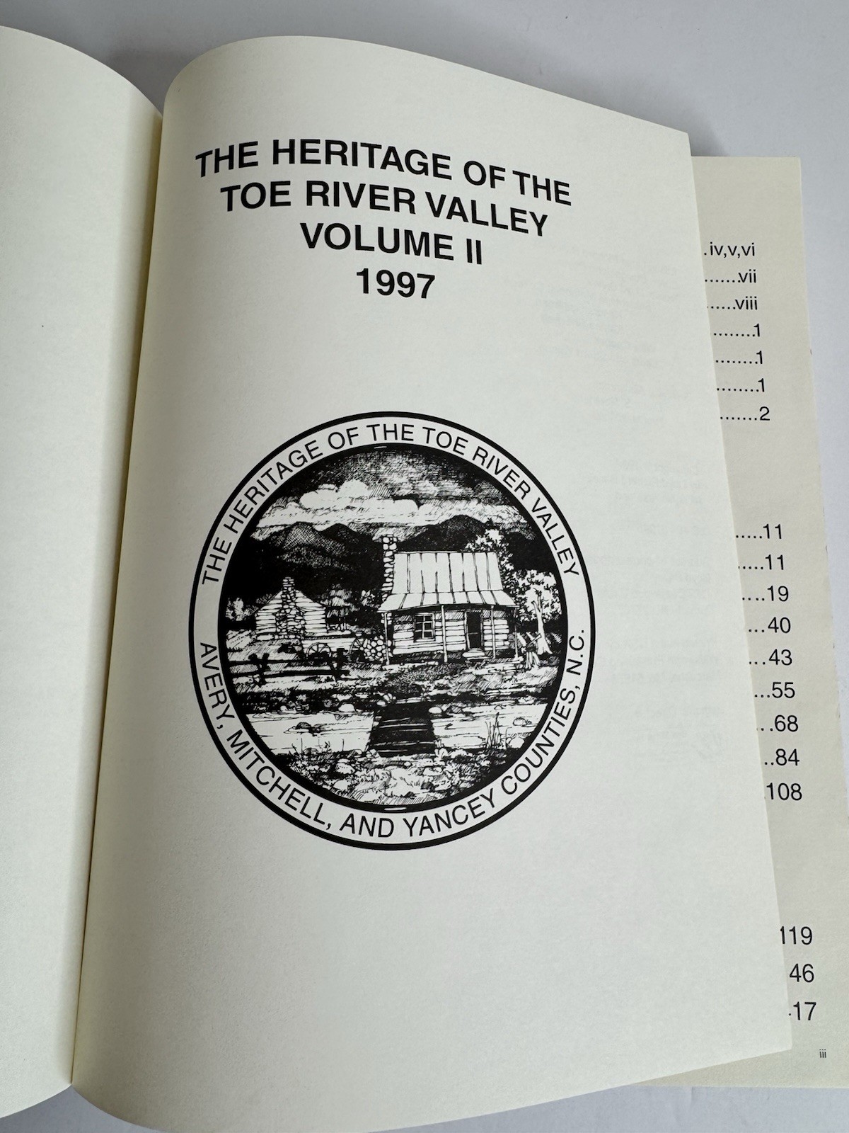 The Heritage Of The Toe River Valley Vol 2 Avery Mitchell Yancy North Carolina