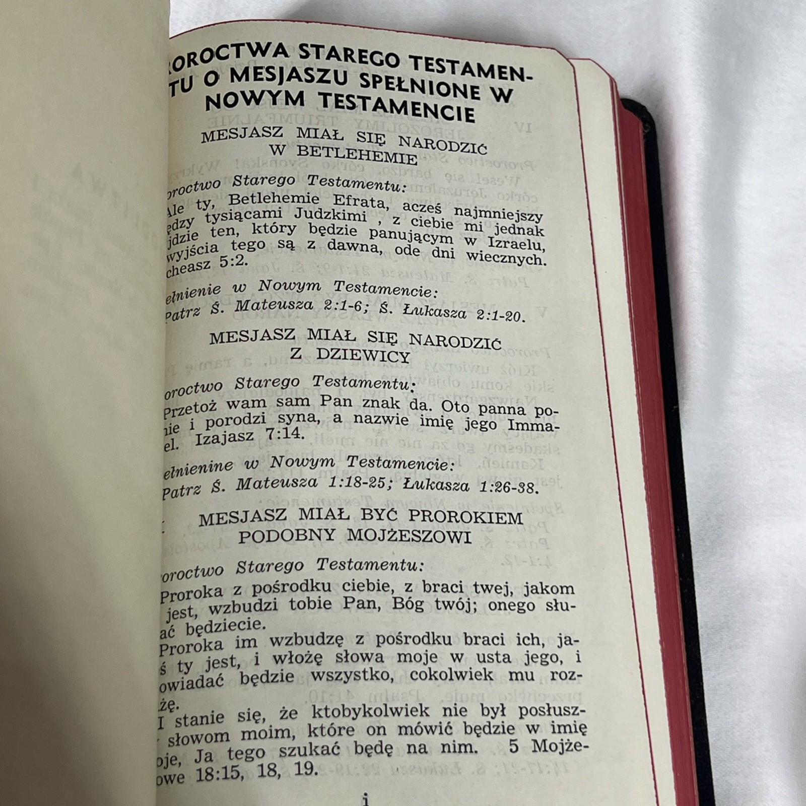 New Testament: Nowy Testament Polish Script Font Bible 6.25″x4″ NOS