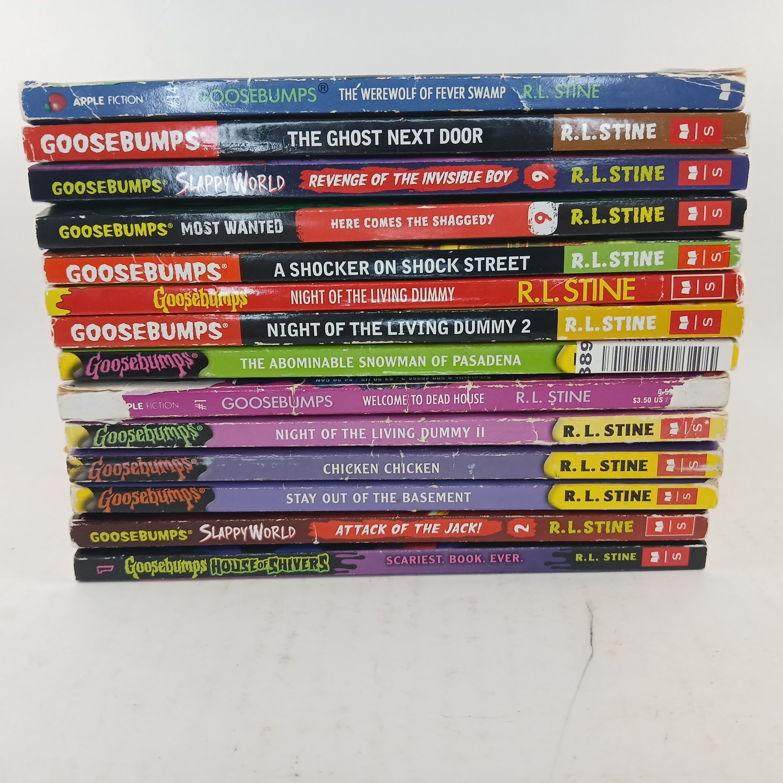 90s/2000’s Lot of 14 Scholastic (4) 1st Printing Goosebumps Books RL Stine