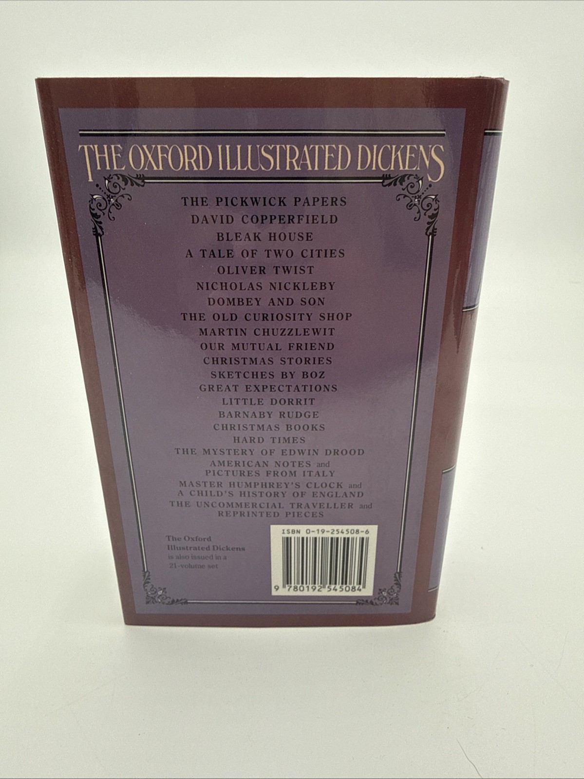 Lot Of 7 Volumes Oxford Illustrated Charles Dickens Volume HC Dustjackets