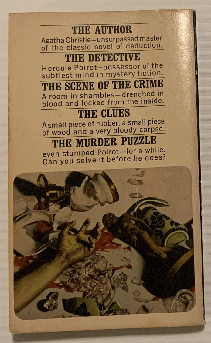 A Holiday For Murder Mystery Paperback Book by Agatha Christie Suspense 1969
