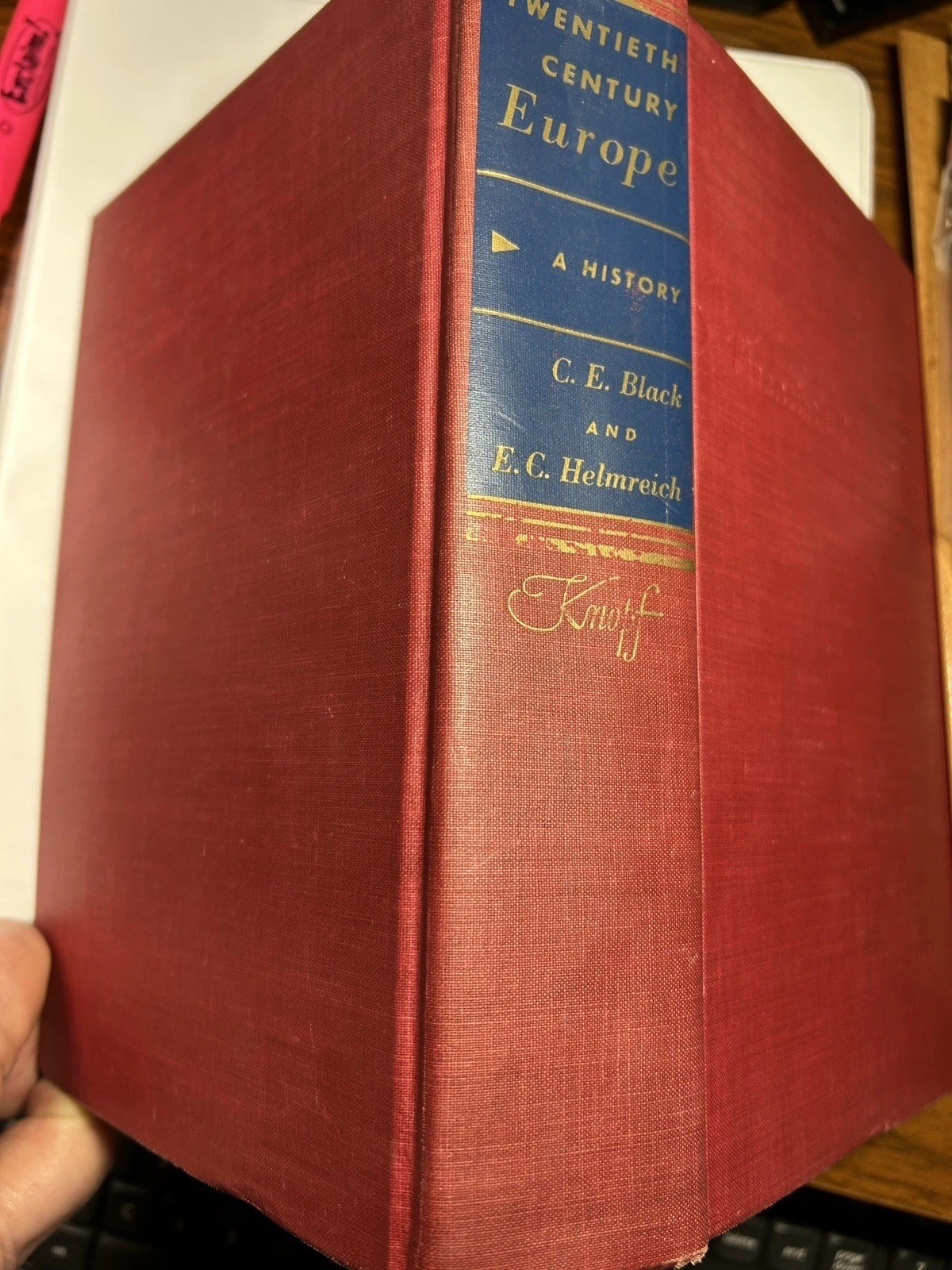 Twentieth Century Europe by CE Black and EC Helmreich 1959 HC Alfred A Knopf