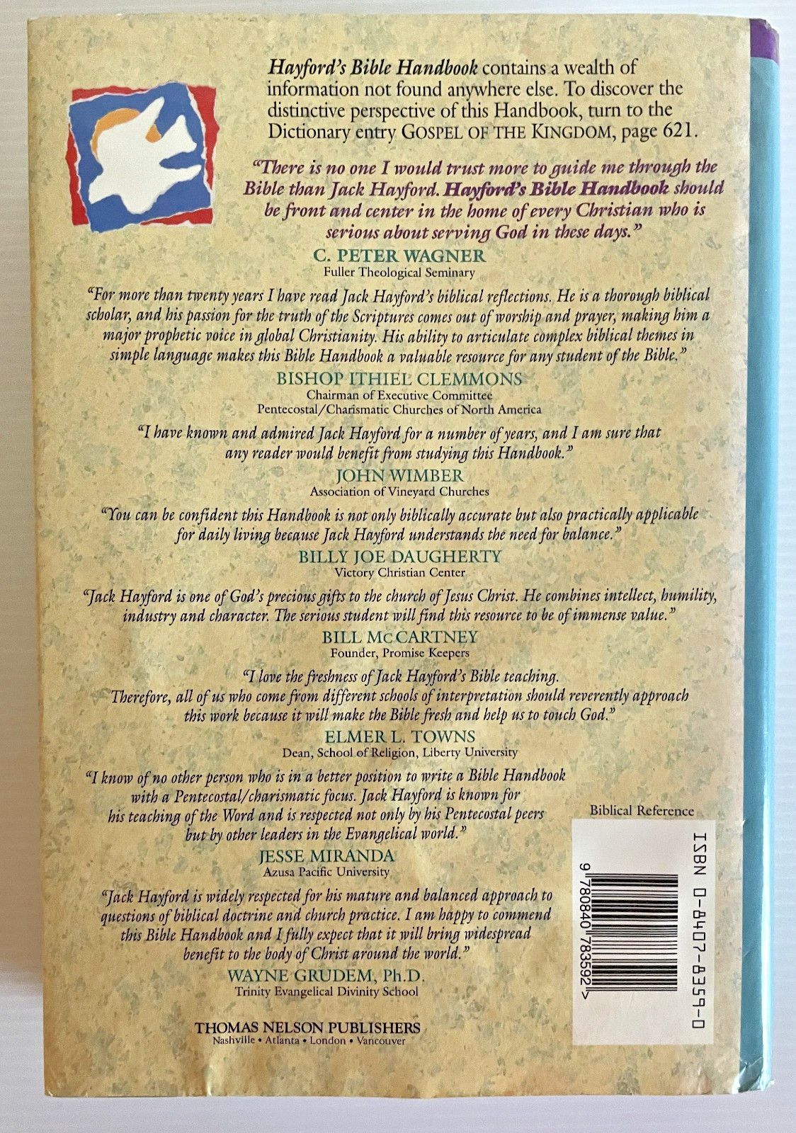 Hayford’s Bible Handbook The Complete Companion for Spirit Filled Bible Study