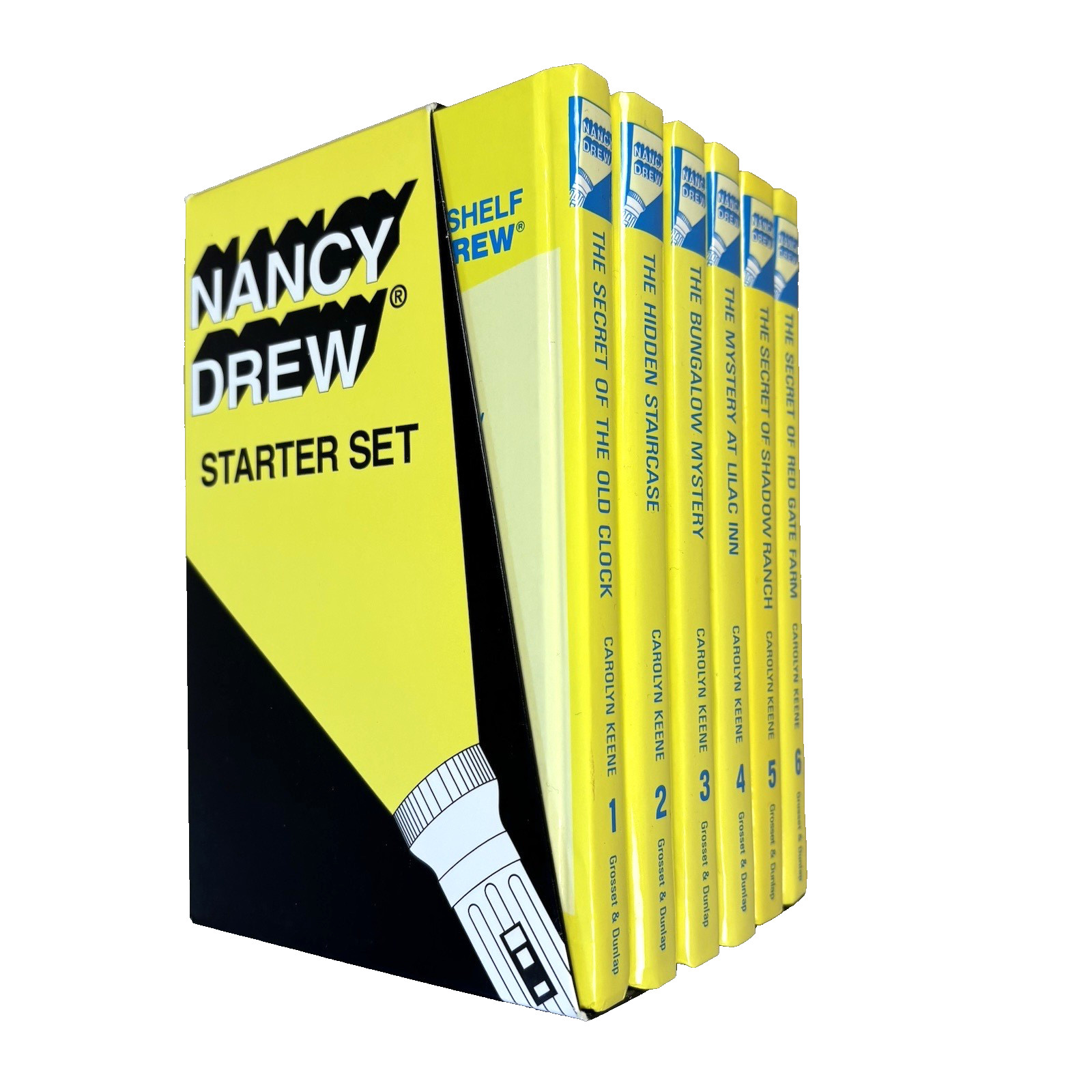 Nancy Drew, Mystery Stories Hardback Starter Set – Books 1-6 Like-New