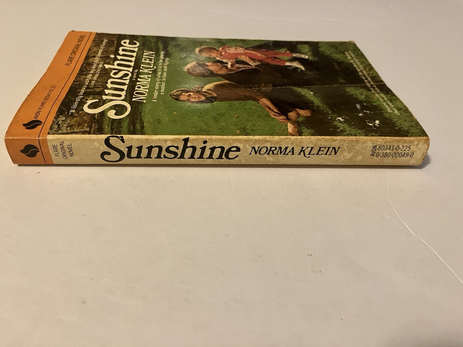 SUNSHINE NORMA KLEIN PB 1ST AVON FLARE 1982 TV MOVIE TIE-IN TRUE STORY HELTON