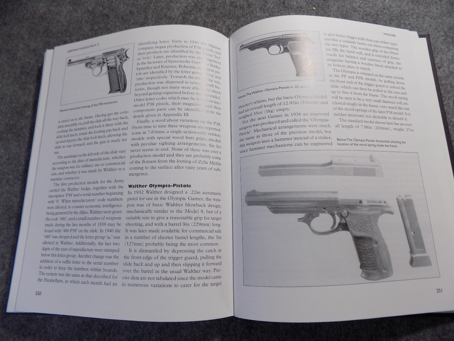 German Handguns Ian V. Hogg 2001 First Edition Military Firearms Reference