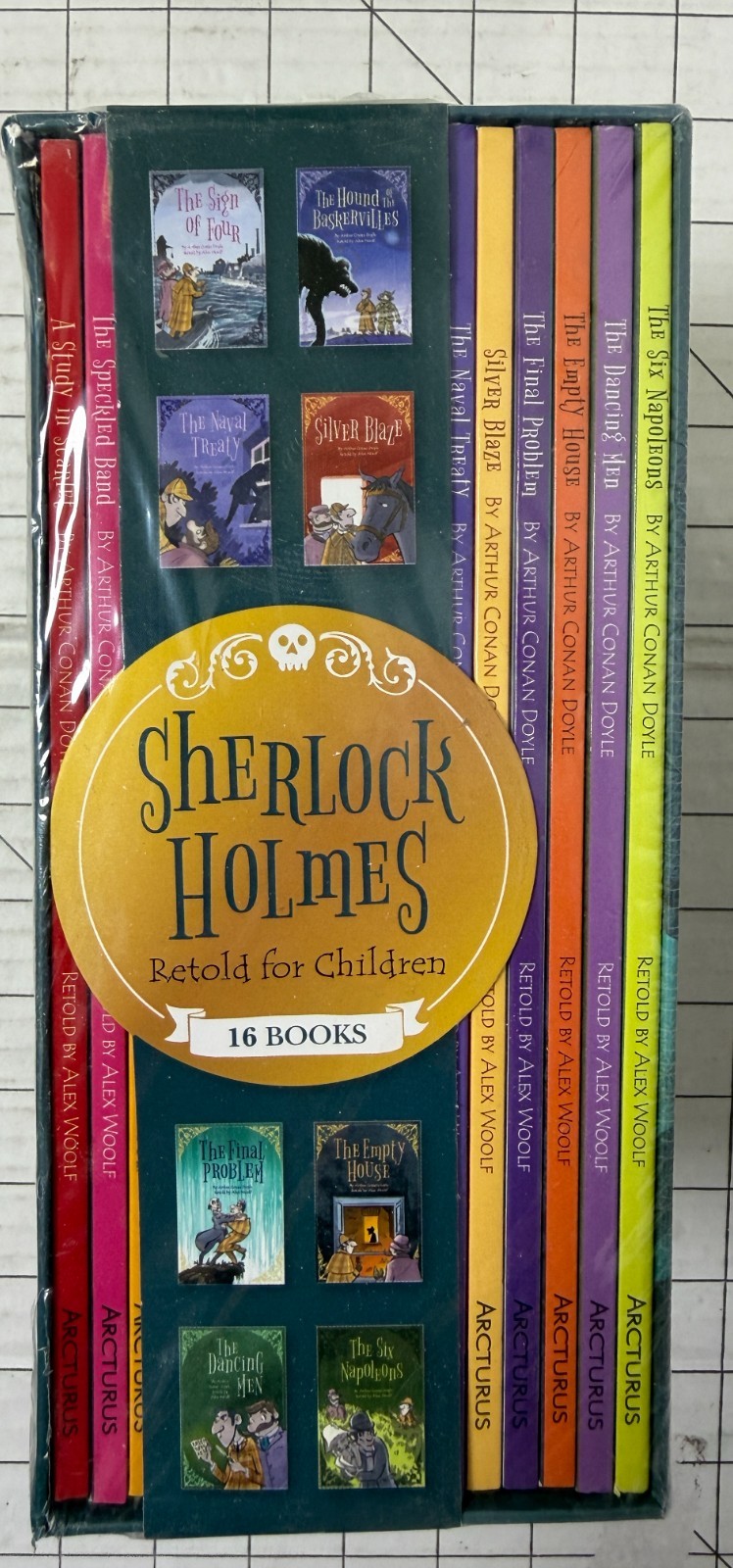 Sherlock Holmes Retold for Children 16 Book Box Set by Arthur Conan Doyle New