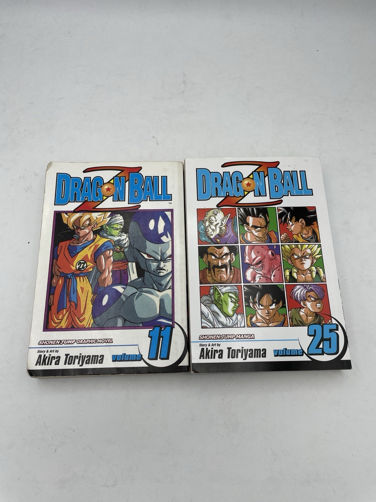 Dragon Ball Z Vol. 11 & 25 – Shonen Jump Graphic Novels -Akira Toriyama Manga