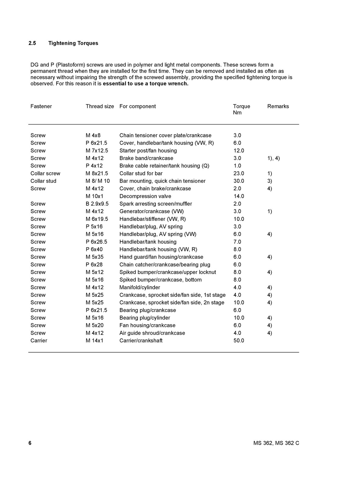 STIHL MS 362 MS 362 C Chainsaw Service Manual 2010 – WIRE BOUND – TOUGH COVERS