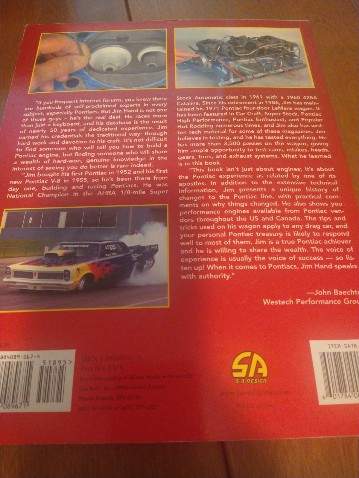 How To Build Max Performance Pontiac V-8s Catalog Magazine 2004 Jim Hand Cartech