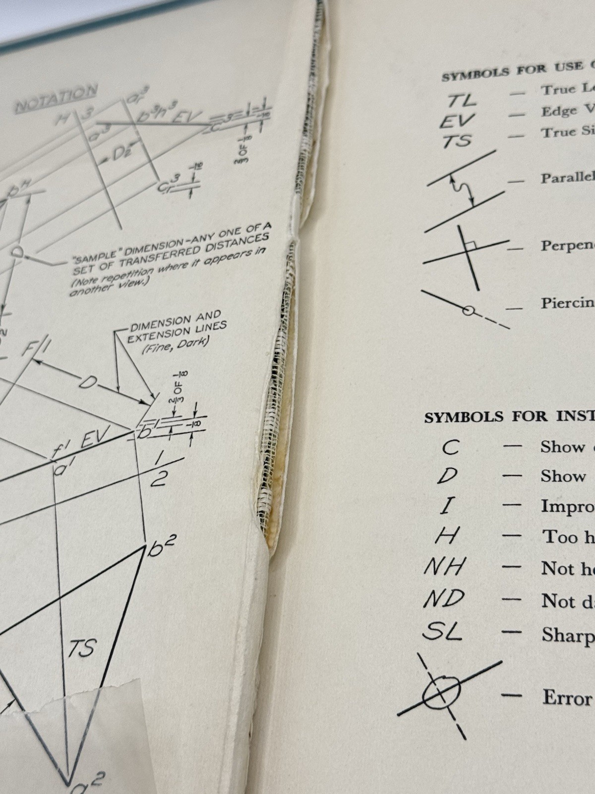 Descriptive Geometry 1959 Second edition By The Macmillan Company