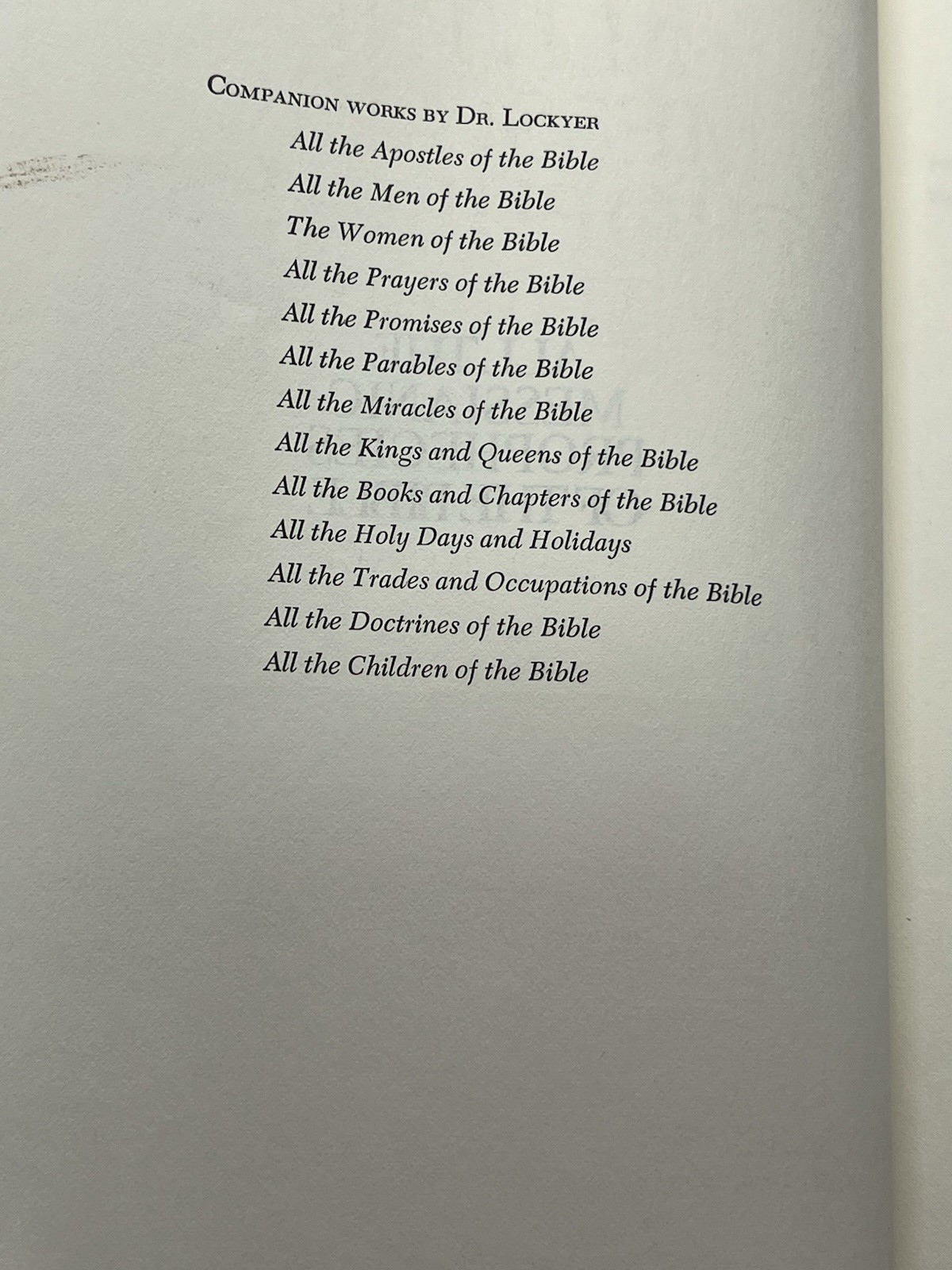 All the Messianic Prophecies of the Bible by Herbert Lockyer