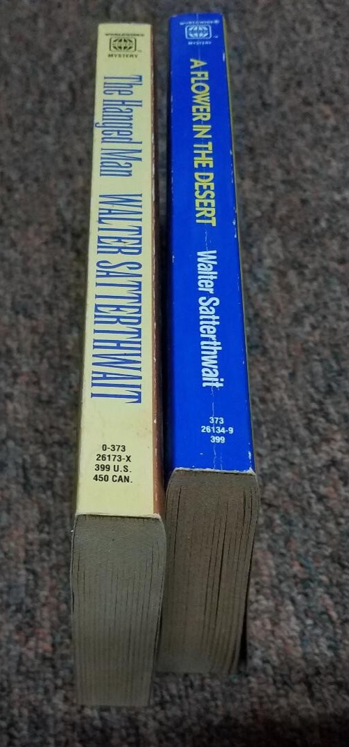 Lot of 2 murder mystery bks by Walter Satterthwait SERIES: JOSHUA CROFT MYSTERY