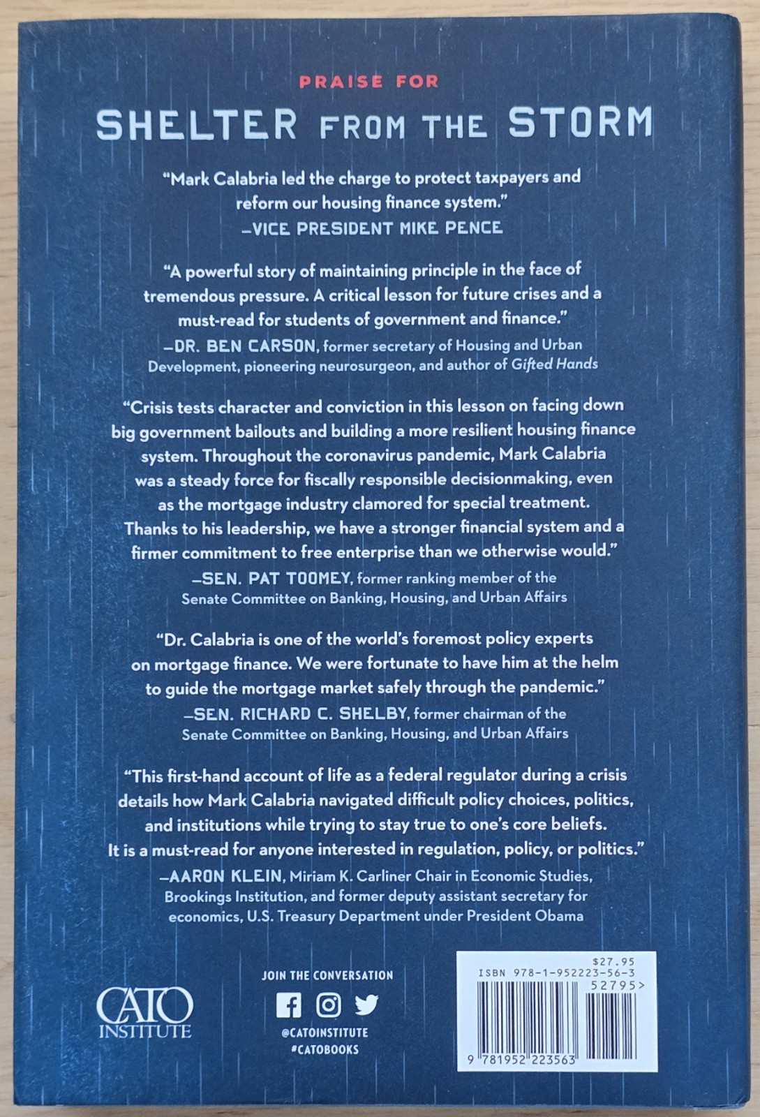 Mark Calabria Shelter from the Storm (Hardback)