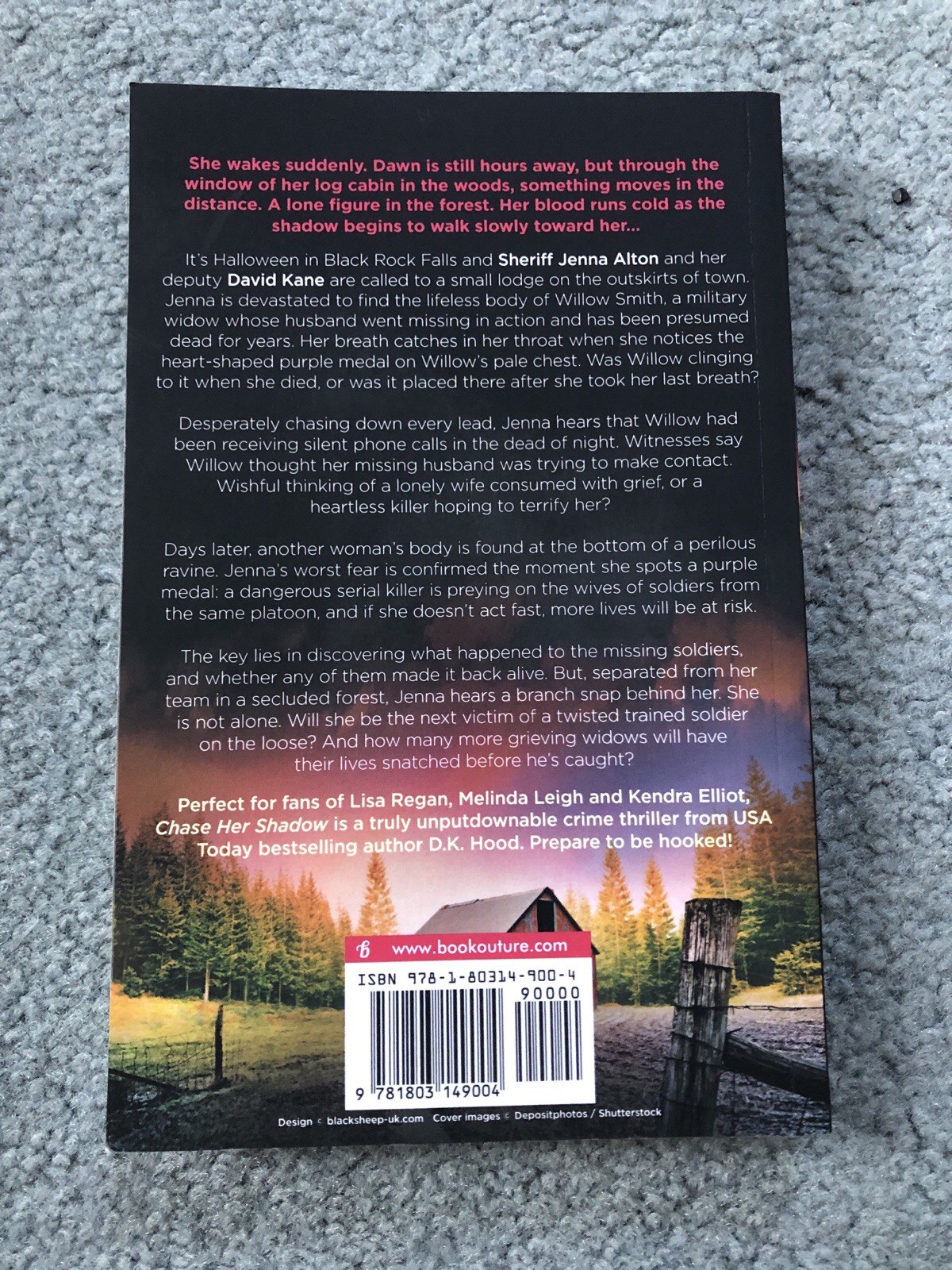 Chase Her Shadow (Detectives Kane & Alton) by D. K. Hood 2022 Trade Paperback