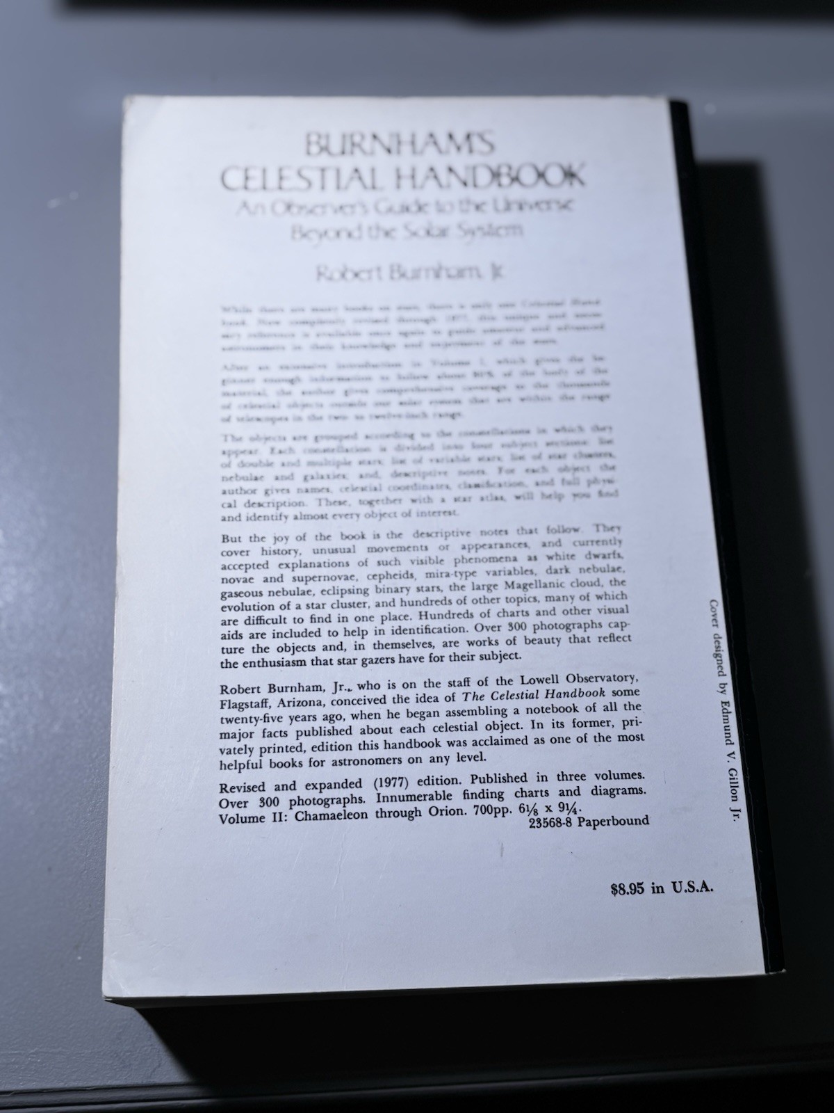 3 Volume Set BURNHAM’S CELESTIAL HANDBOOK ~ 1978 PAPERBACK