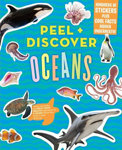 Peel + Discover: Oceans – paperback, Workman Publishing, 1523508752
