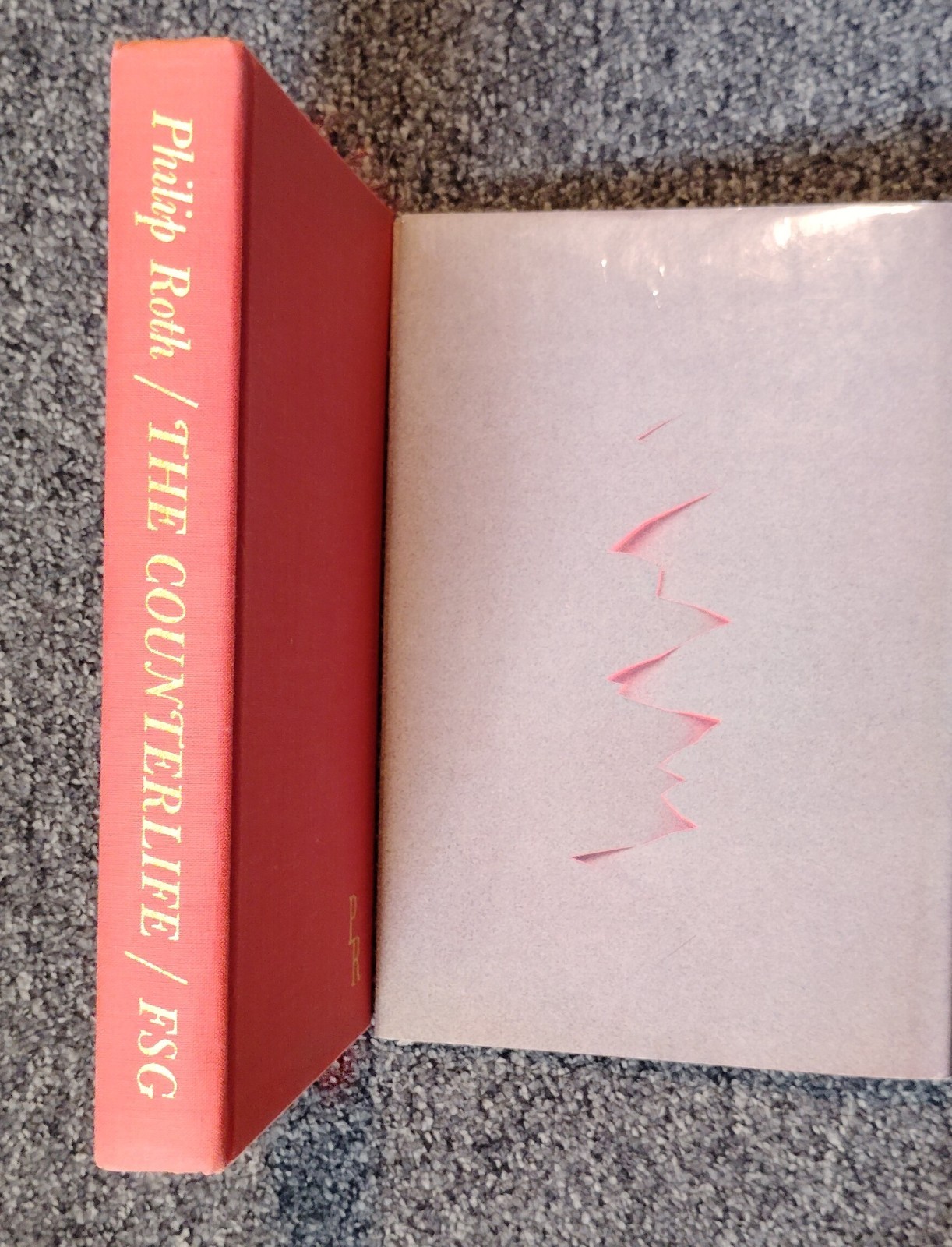 THE COUNTERLIFE by Philip Roth (1987) VERY GOOD 1ST/1ST UNREAD HARDCOVER