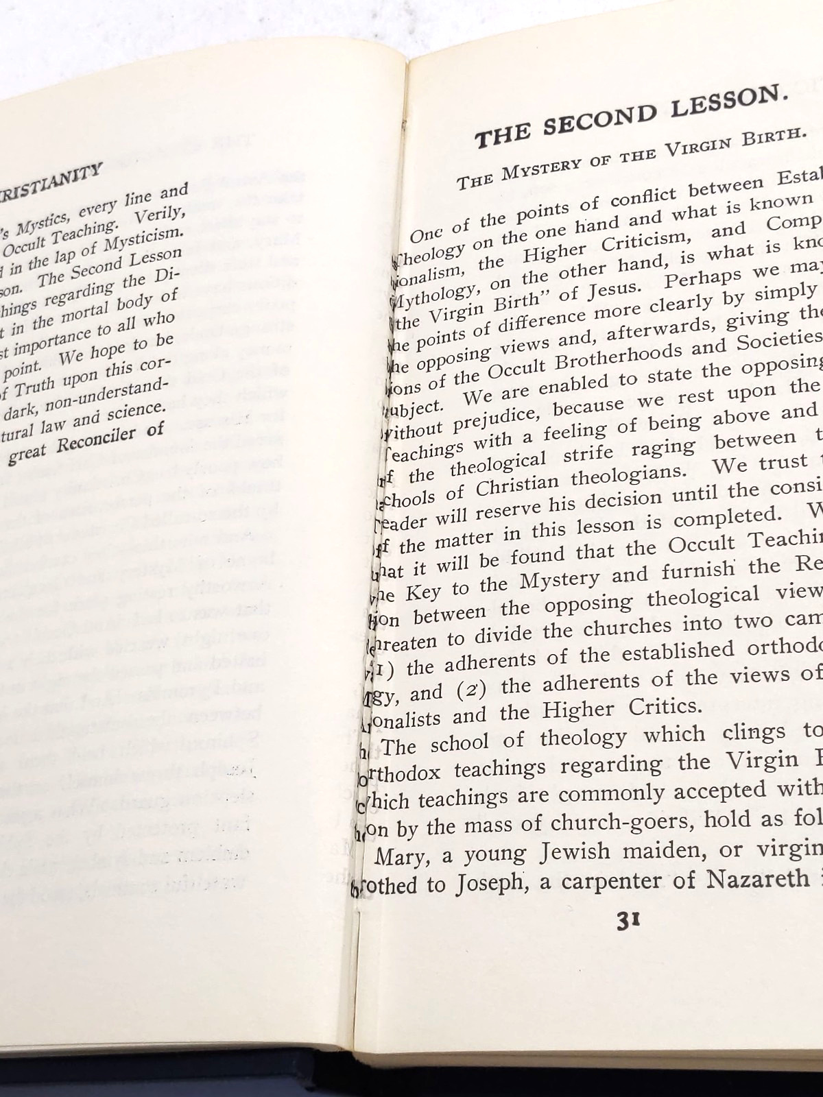 Mystic Christianity Or The Inner Teachings of The Master by Yogi Ramacharaka