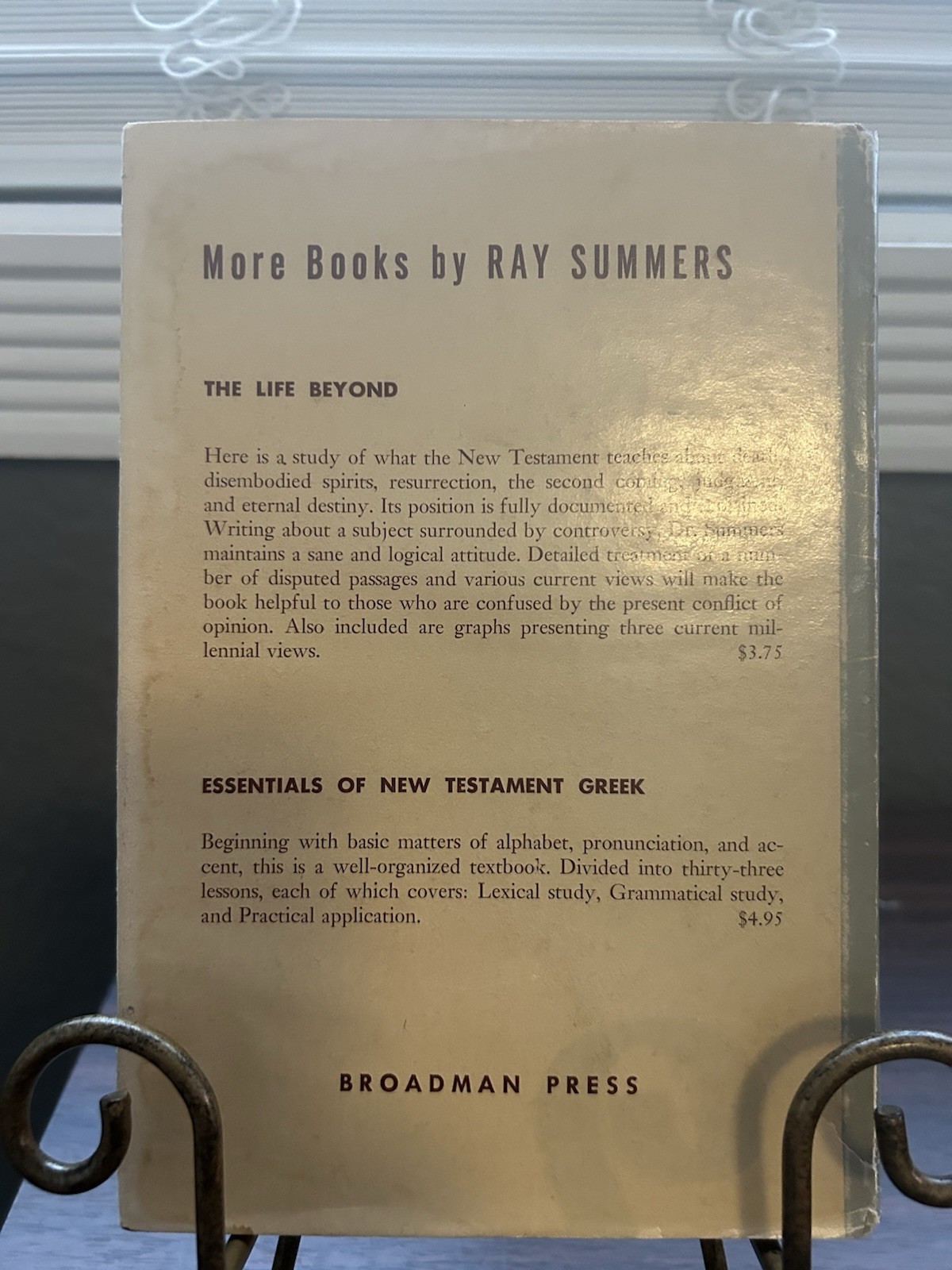 Worthy Is the Lamb by Ray Summers (1951, Hardcover) Revelation Commentary