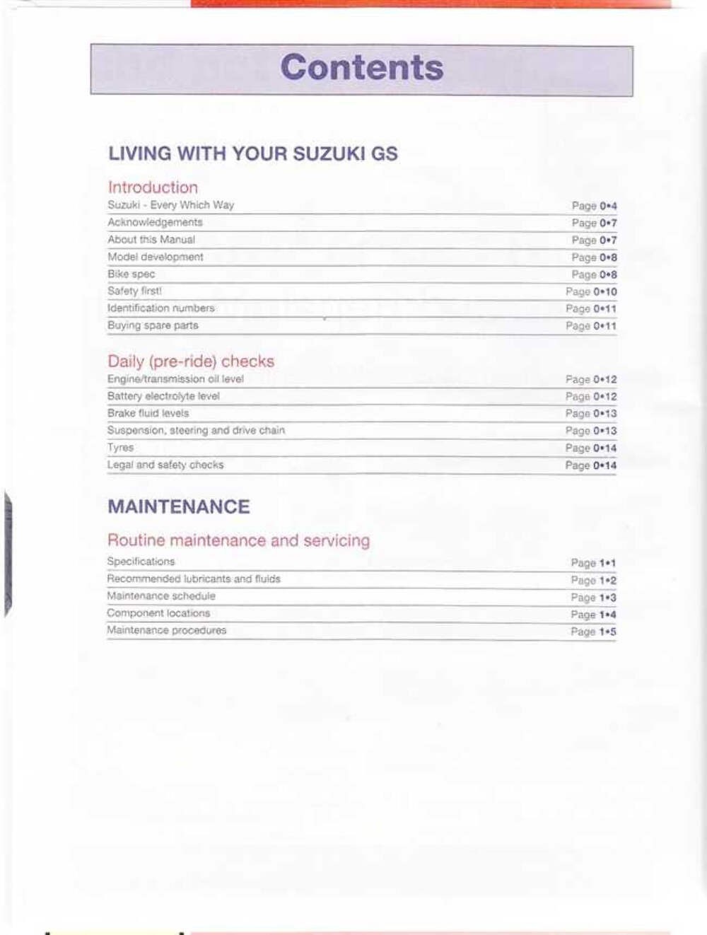 Suzuki GS500, GS500E, GS500F Twin 487cc 1989 – 2008 Workshop Manual (M3238)