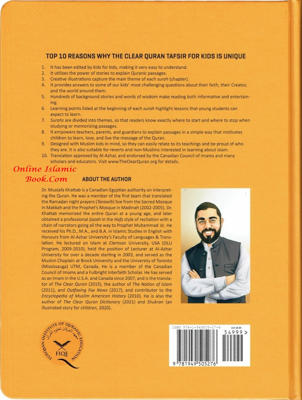 The Clear Quran Tafsir for Kids Surahs 10-28 By Dr Mustafa Khattab (Hardcover)