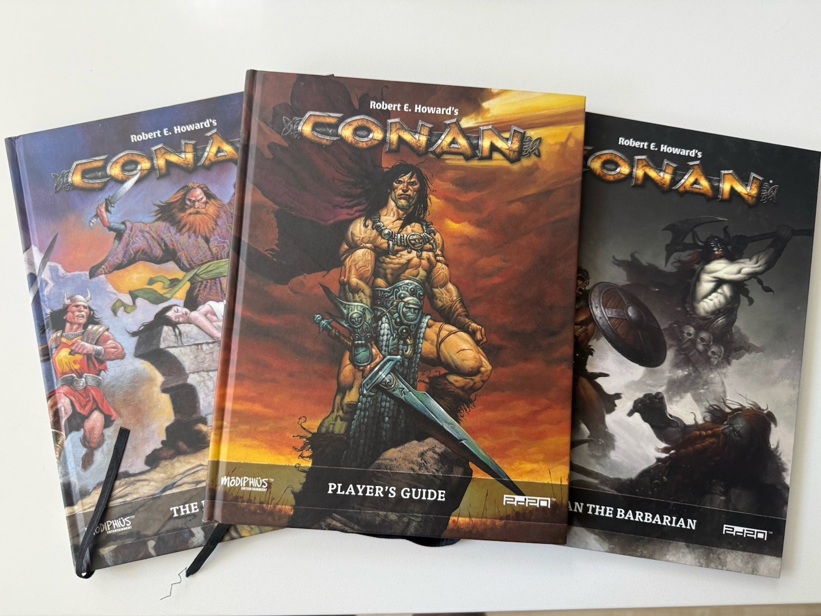 Robert E. Howard’s CONAN: Conan The Barbarian 2d20 RPG Lot Of 3 Books