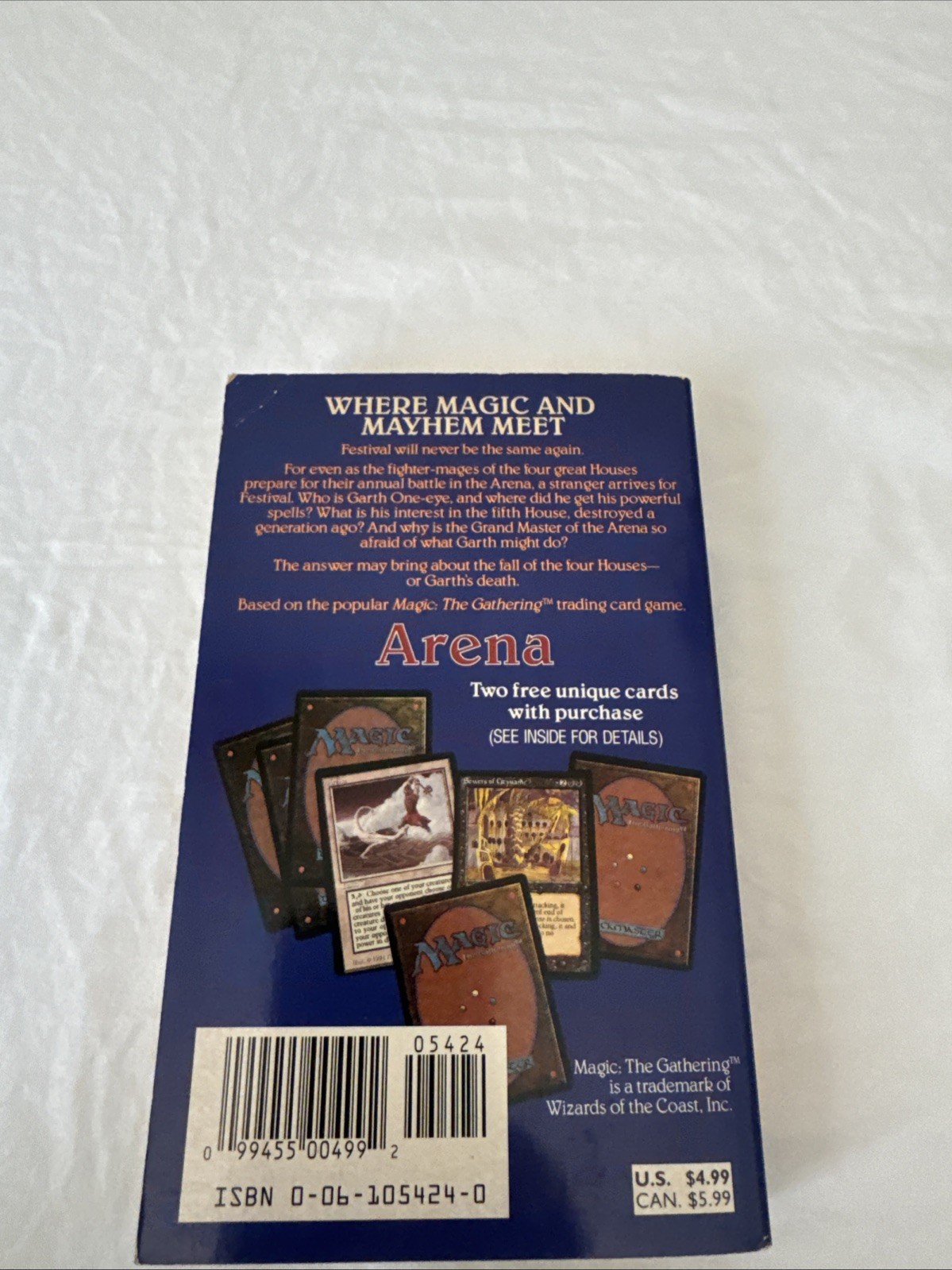 MTG Book Arena by William R. Forstchen Lot D 1994 Magic Books First Edition NEW