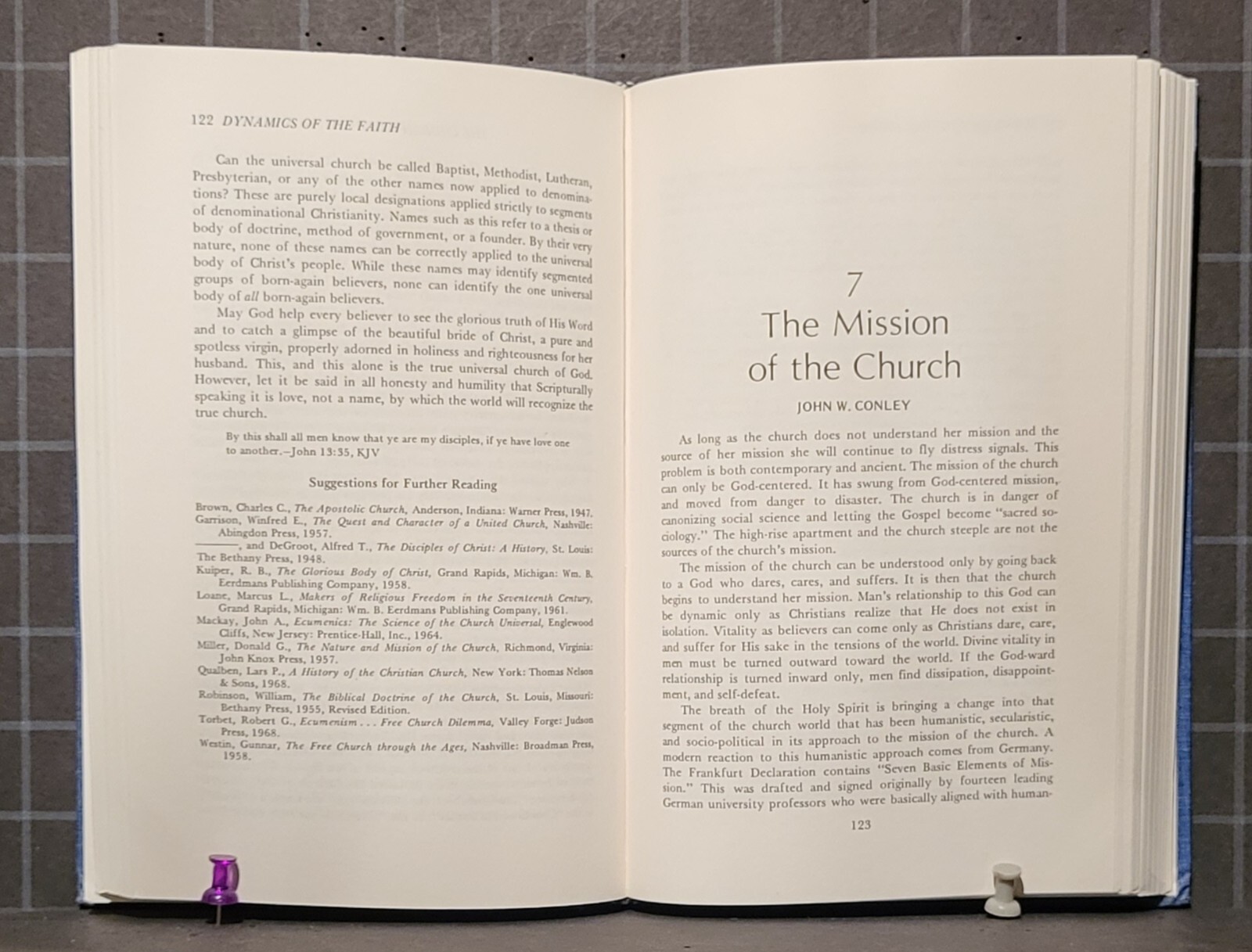 Dynamics of the Faith : by Evangelical Christian Foundations 1972 HC 2528